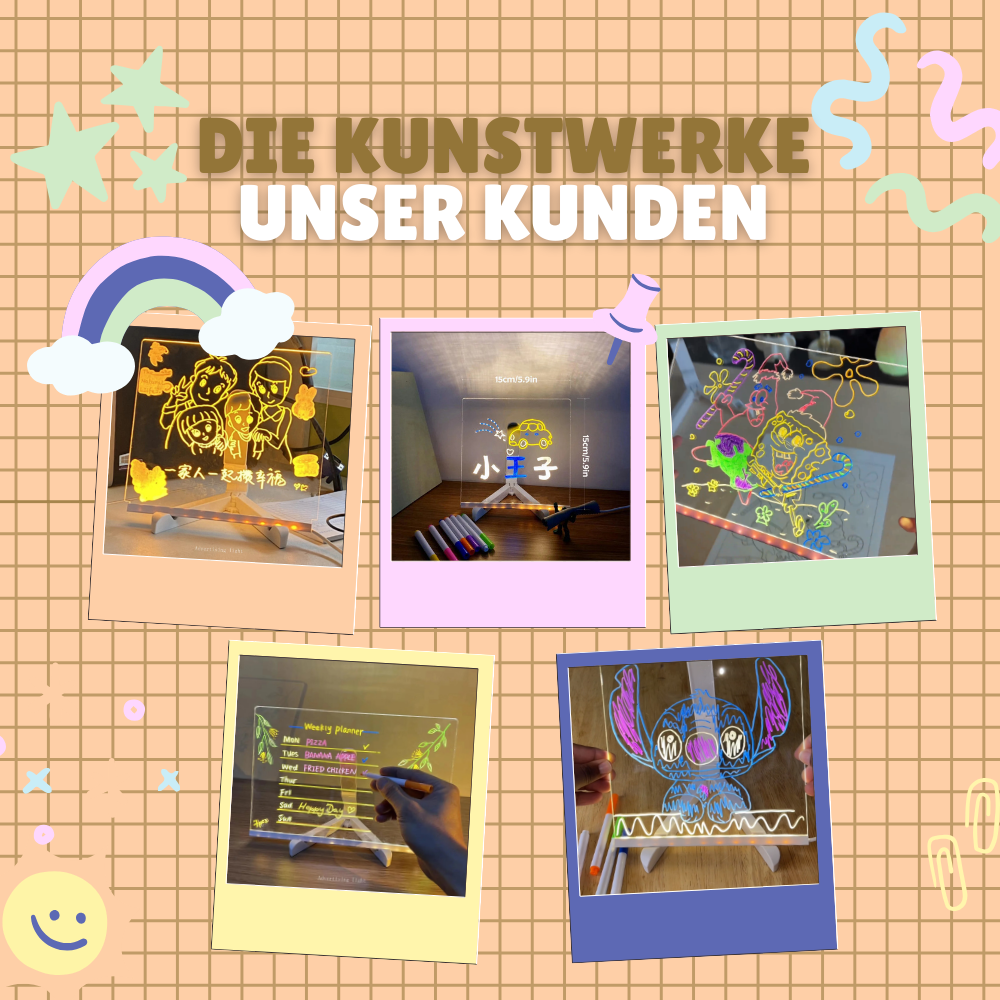 GlowDraw - Die leuchtende Leinwand für kreative Köpfe!✨