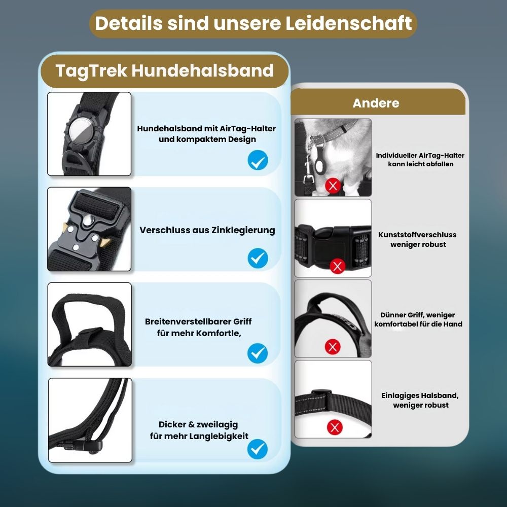 Tag Trek Hundehalsband